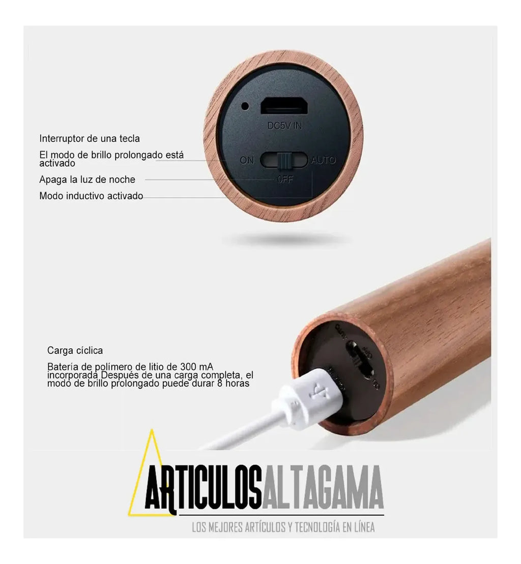 Lampara portátil con sensor de movimiento